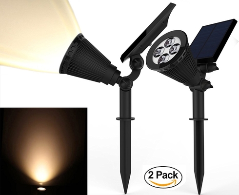 Adjustable Led Solar Powered Motion Sensor Light For Outdoor Garden Lawn