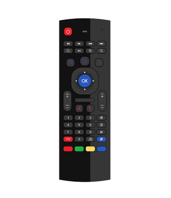 L'enveloppe en plastique d'ABS Android a mené la TV à télécommande avec la lumière clignotante de LED