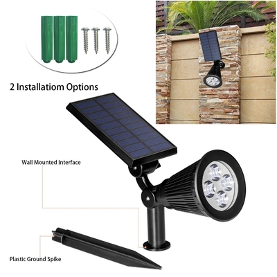 le capteur de mouvement extérieur actionné solaire de 5V 2W a mené l'installation facile légère pour des docks