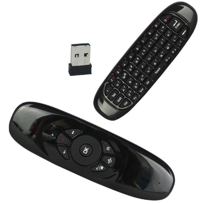 Souris d'air du clavier C120 QWERTY à télécommande avec la fonction de penchement de la clé IR de puissance